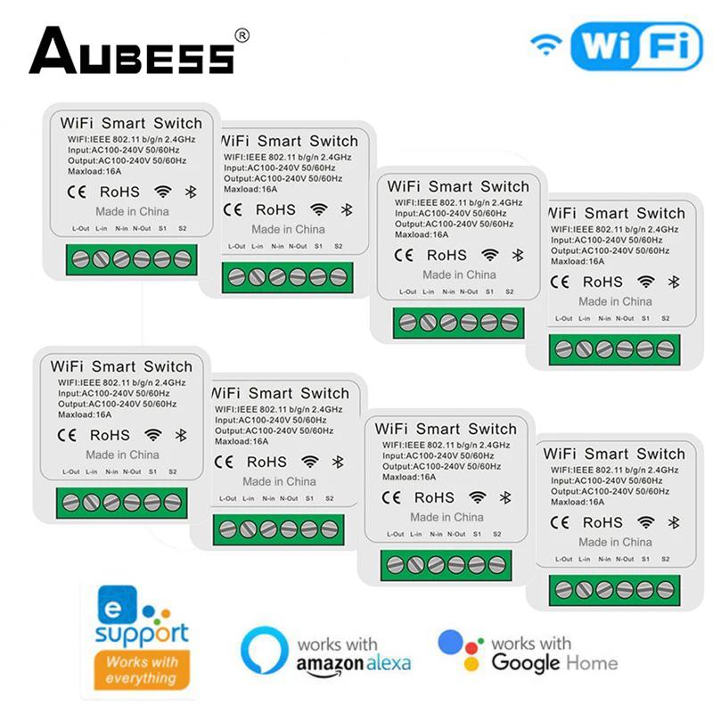 EWeLink  16A ̴ Ʈ ġ DIY 2    APP    Ÿ̸ Alexa Google Ȩ